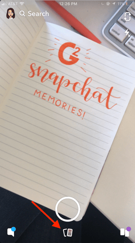 How to ac cess Snapchat Memories